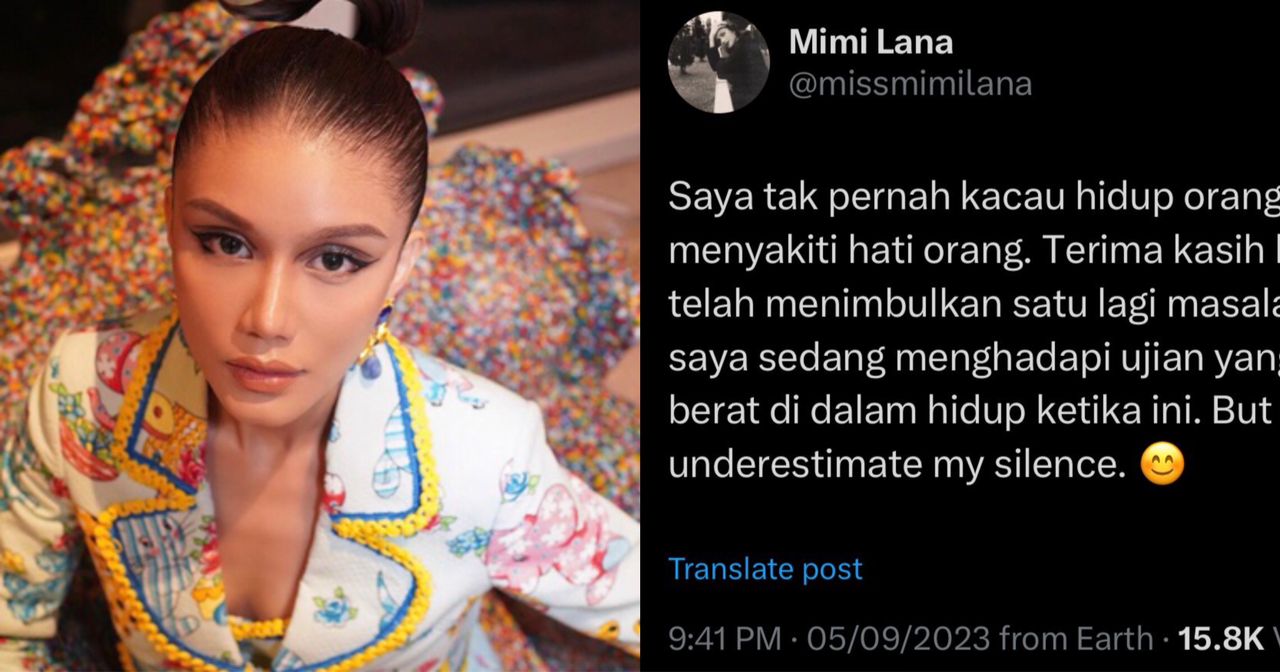 Jangan pandang rendah bila saya senyap mimi lana