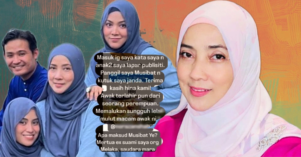 Panggil musibat, kutuk janda, awak ni memalukan - Ibu Shila Amzah