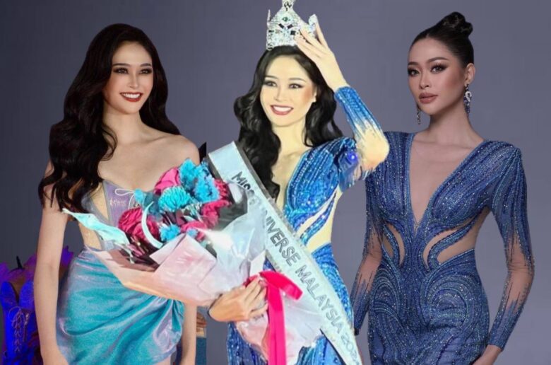 Sandra (tengah) berjaya menewaskan 15 jelitawan lain untuk bergelar Miss Universe Malaysia 2024.